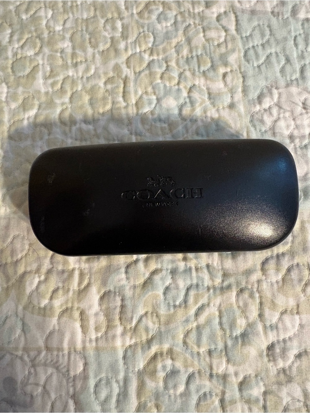 Coach Black Hard Shell Eyeglass Case